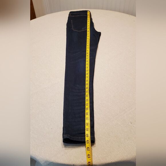 Blue Age Butt Lifting Dark Denim Jeans Size 9 - Picture 3 of 13